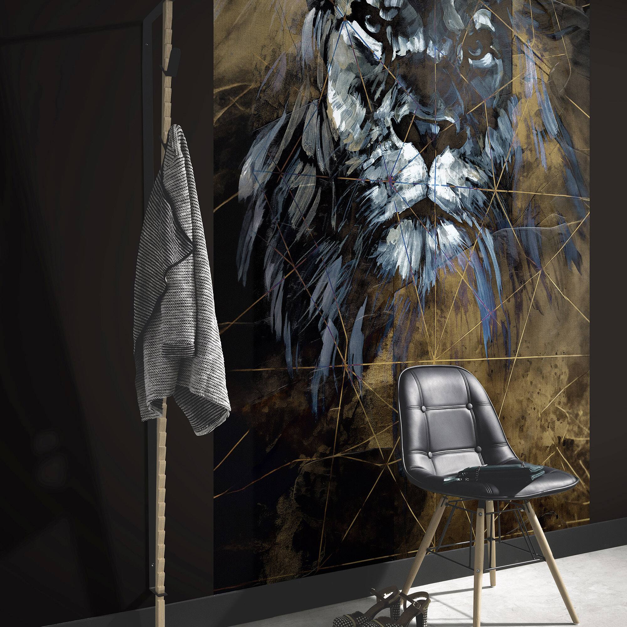 Designs Direct Roar Wallpaper Gold Wall Mural